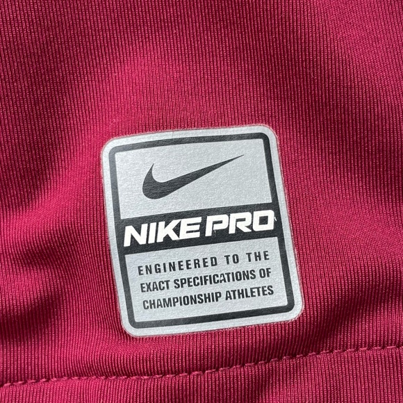 Nike Pro Compression Shirt Long Sleeve V-neck Women's Size XL - Picture 3 of 8